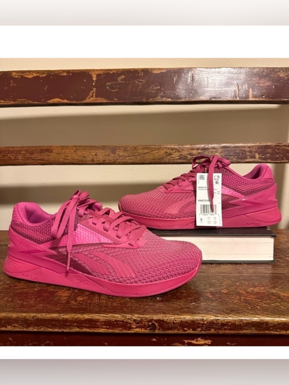 Reebok Semi Proud Hot Pink Nano X3 Active Shoes Sneakers Crossfit